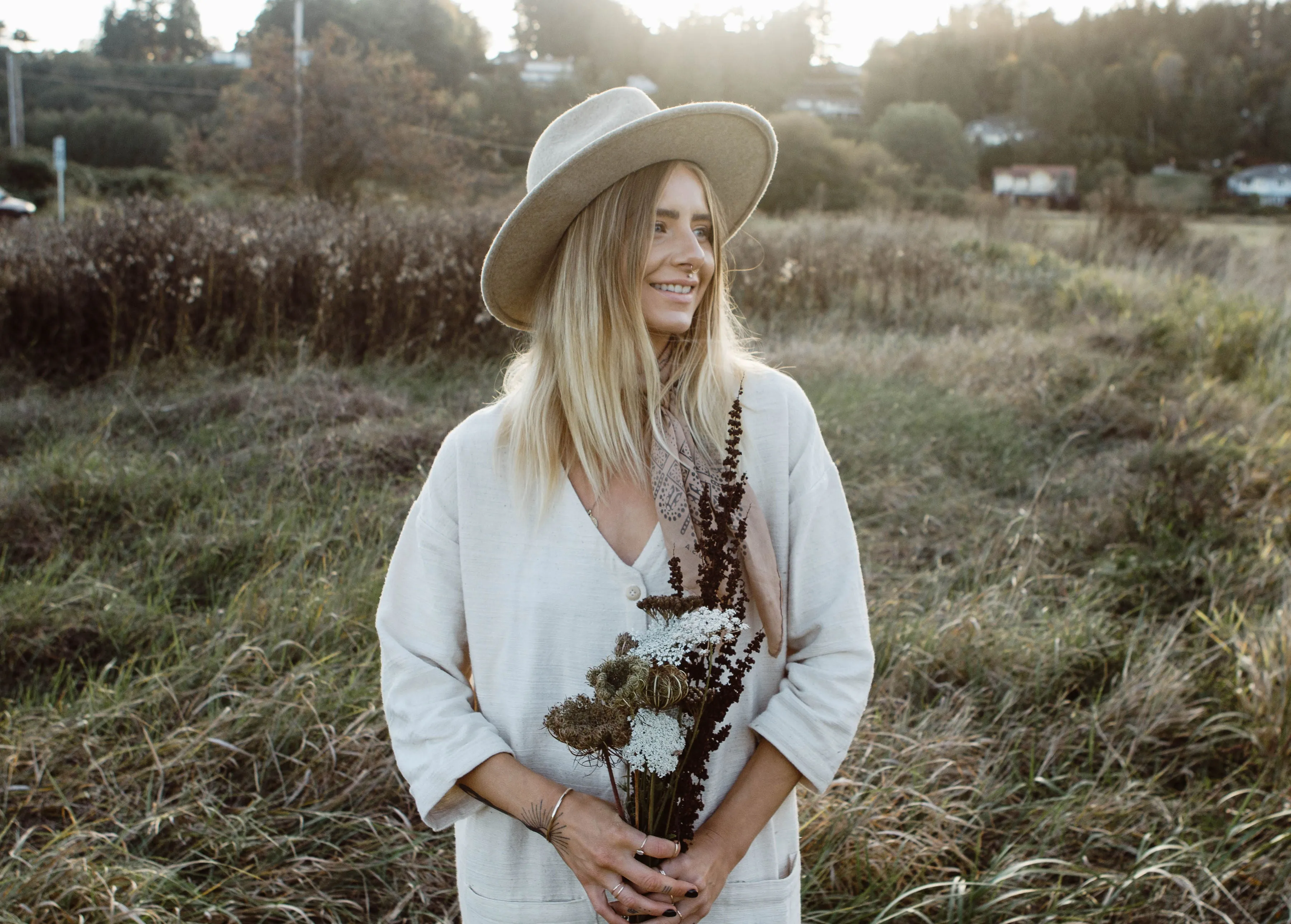 Natural Textured Jumpsuit (S-L)