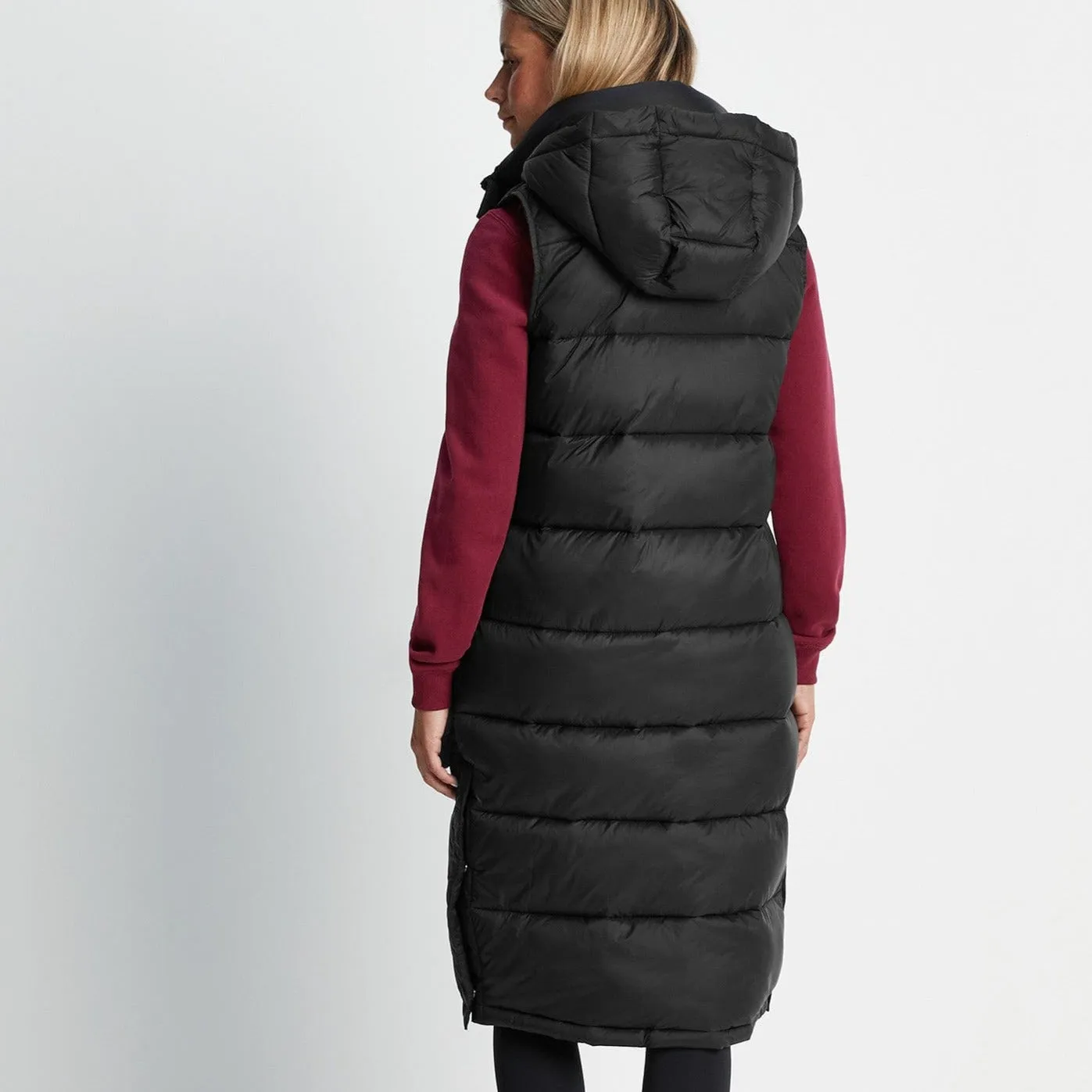 Newall Womens Long Padded Gilet - Black