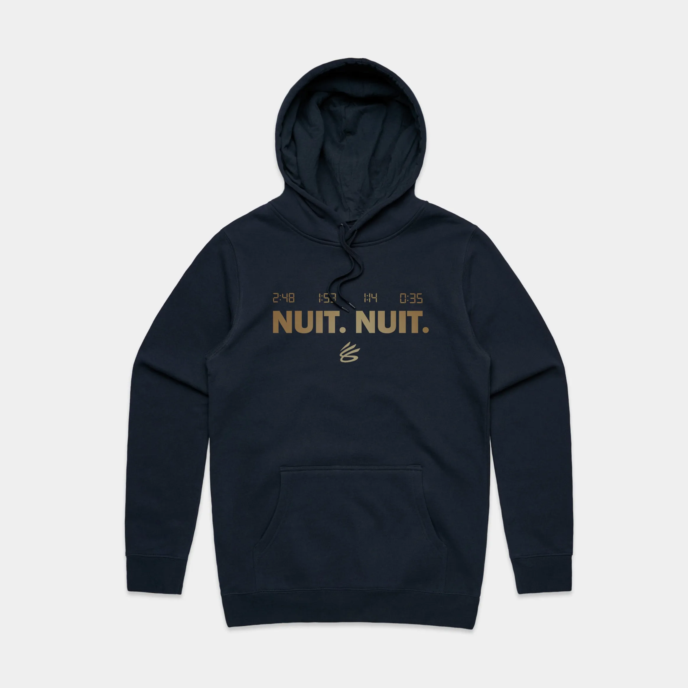 Nuit Nuit Mens Hoodie (Navy)