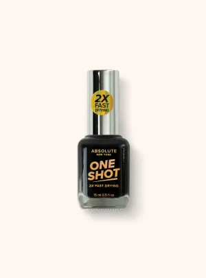 One Shot Nail Polish - Absolute Black