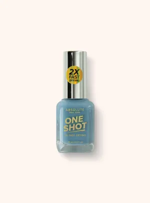 One Shot Nail Polish - Dusty Blue