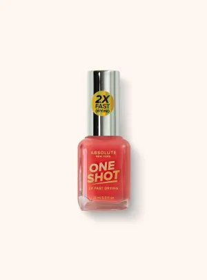 One Shot Nail Polish - Hot Coral