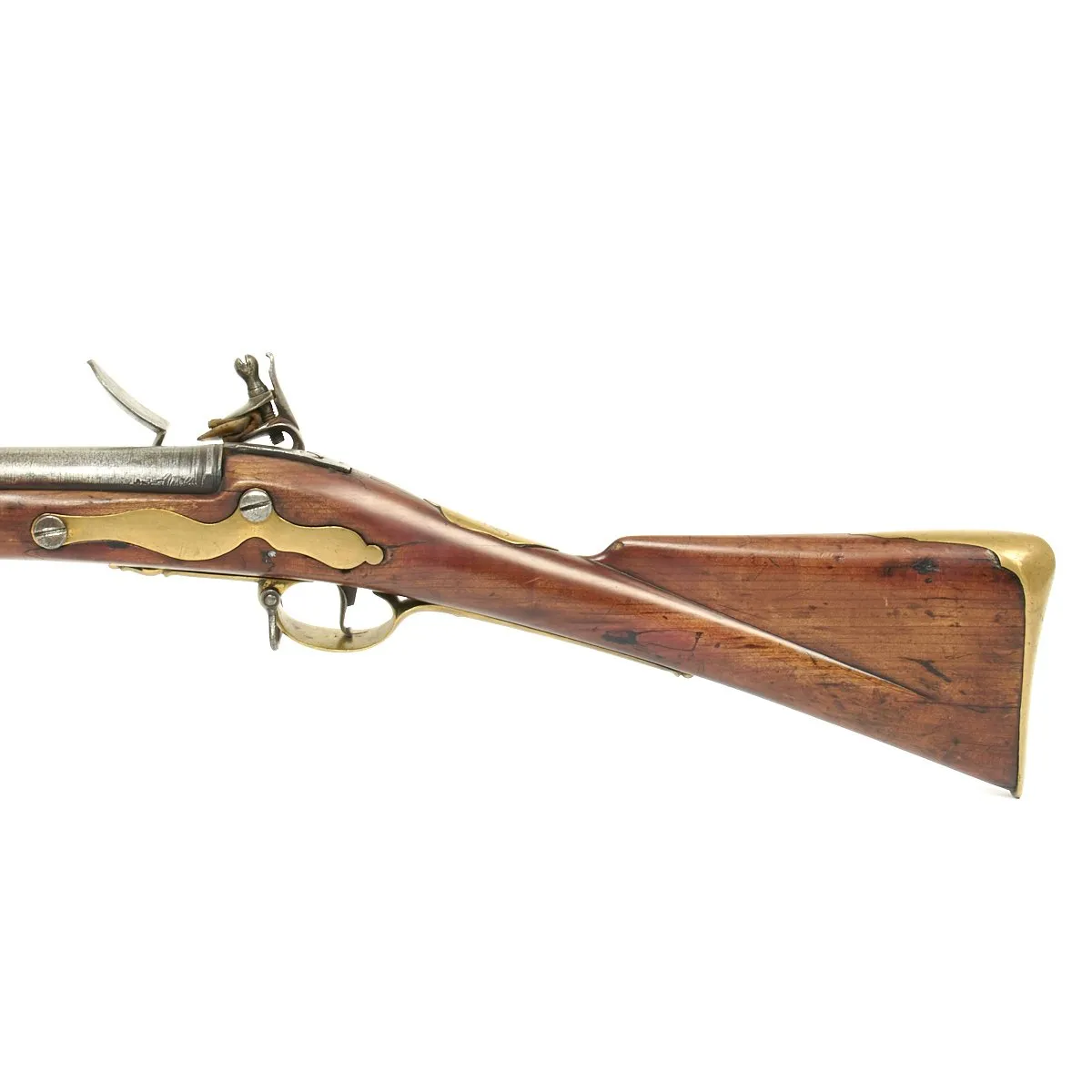 Original Revolutionary War British 24th Regiment Burgoyne Expedition Short Land Pattern Brown Bess Musket Marked Dublin Castle - Princeton Battlefield Museum