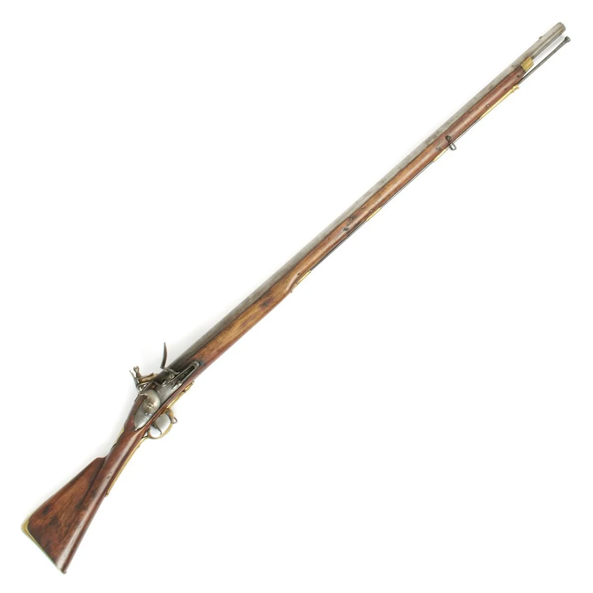 Original Revolutionary War British 24th Regiment Burgoyne Expedition Short Land Pattern Brown Bess Musket Marked Dublin Castle - Princeton Battlefield Museum