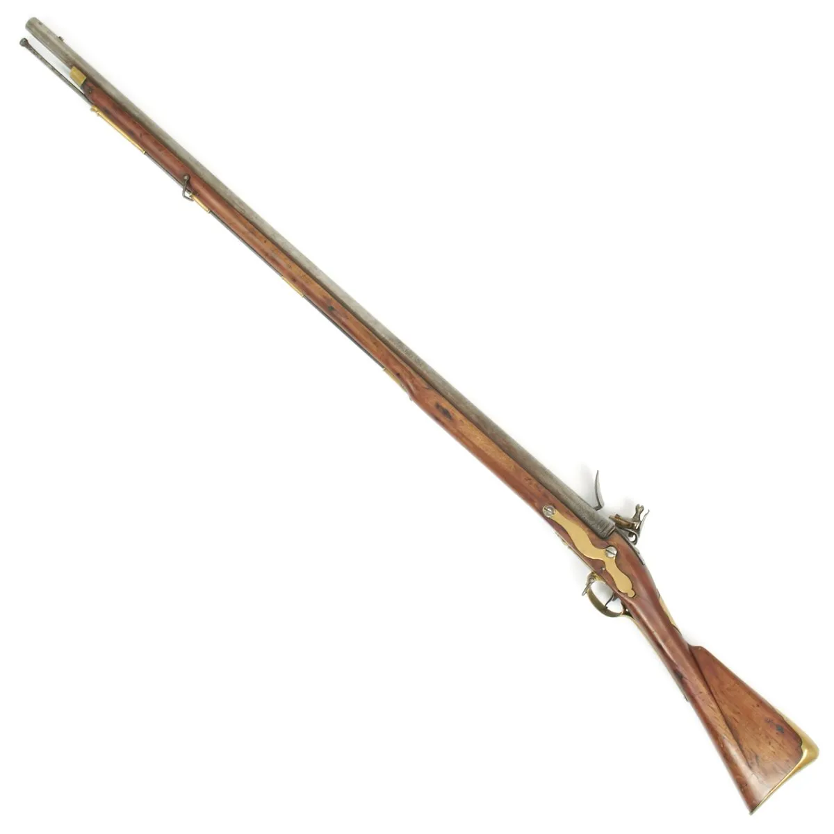 Original Revolutionary War British 24th Regiment Burgoyne Expedition Short Land Pattern Brown Bess Musket Marked Dublin Castle - Princeton Battlefield Museum