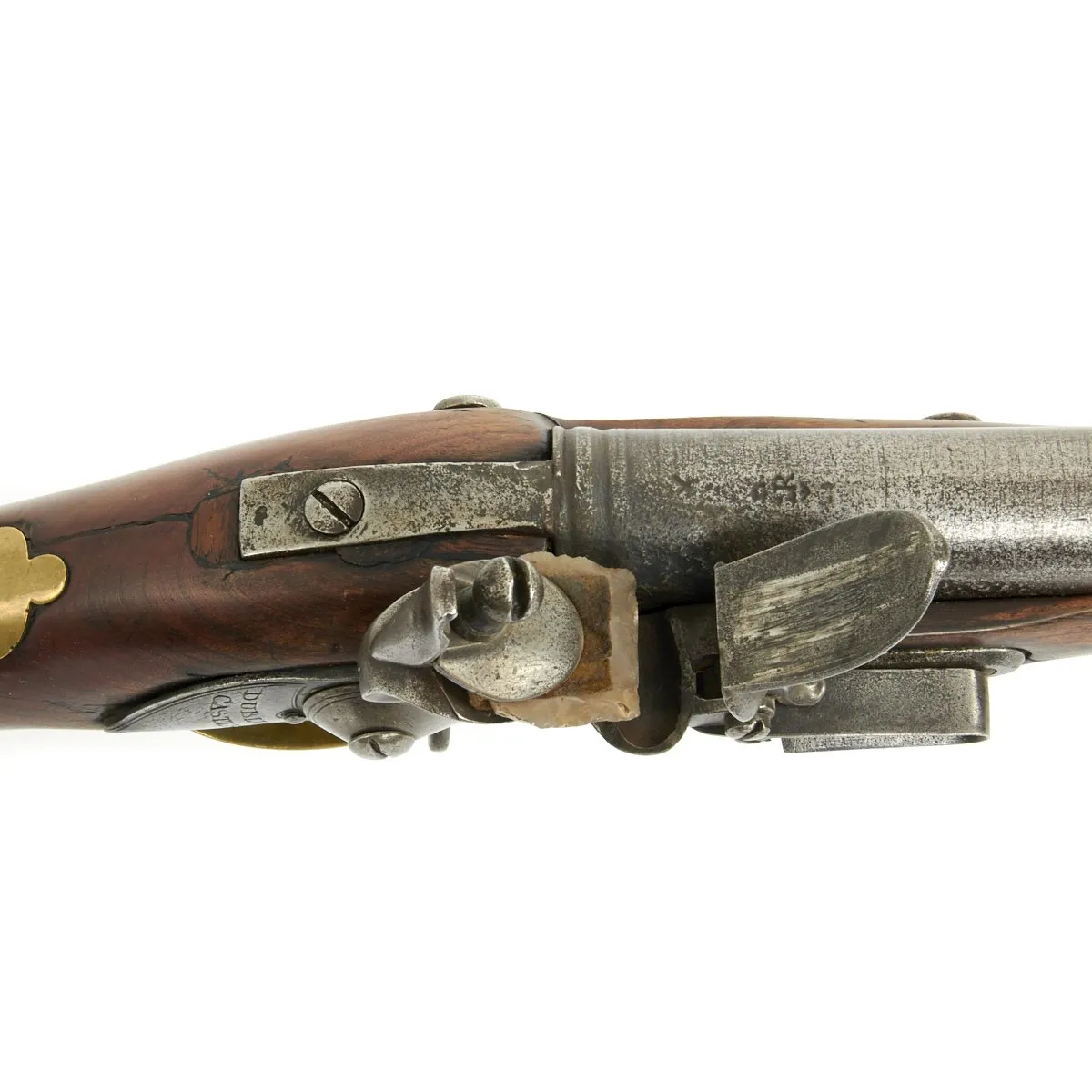 Original Revolutionary War British 24th Regiment Burgoyne Expedition Short Land Pattern Brown Bess Musket Marked Dublin Castle - Princeton Battlefield Museum