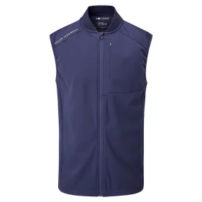 Oscar Jacobson Rowland Sleeveless Lightweight Gilet - Navy