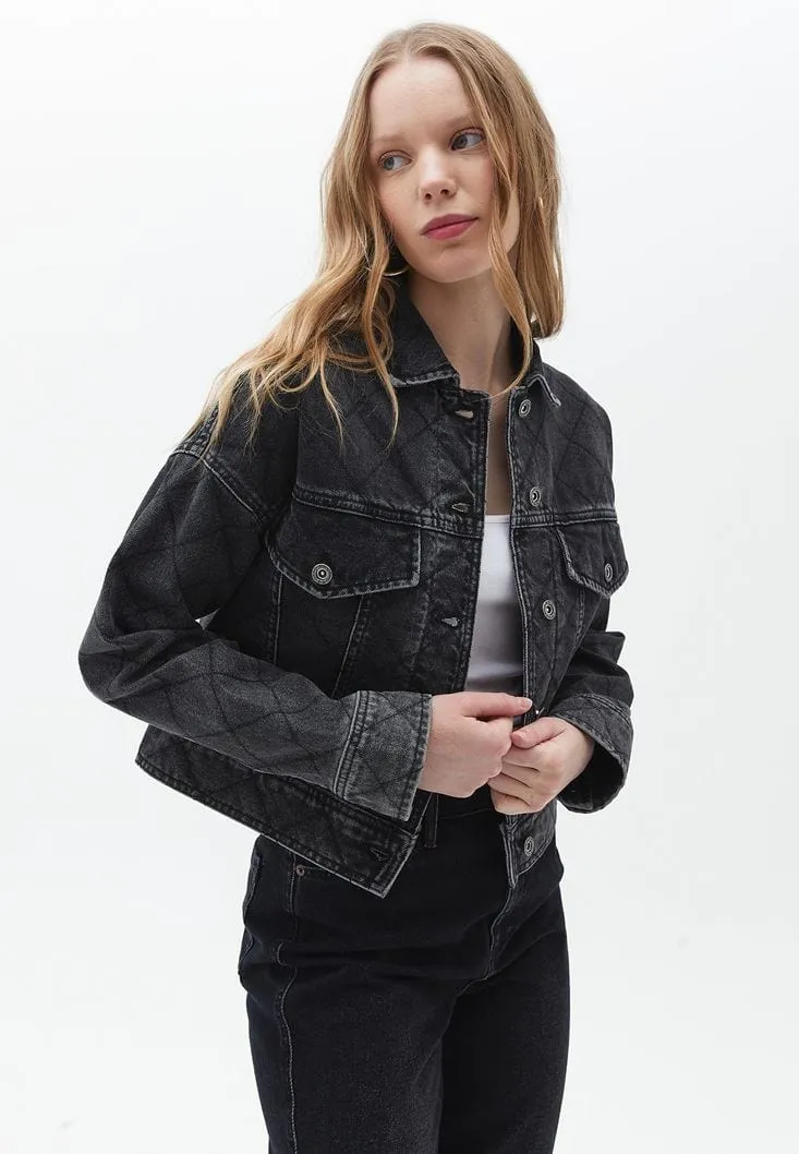 OXXO - Quilted Denim Jacket