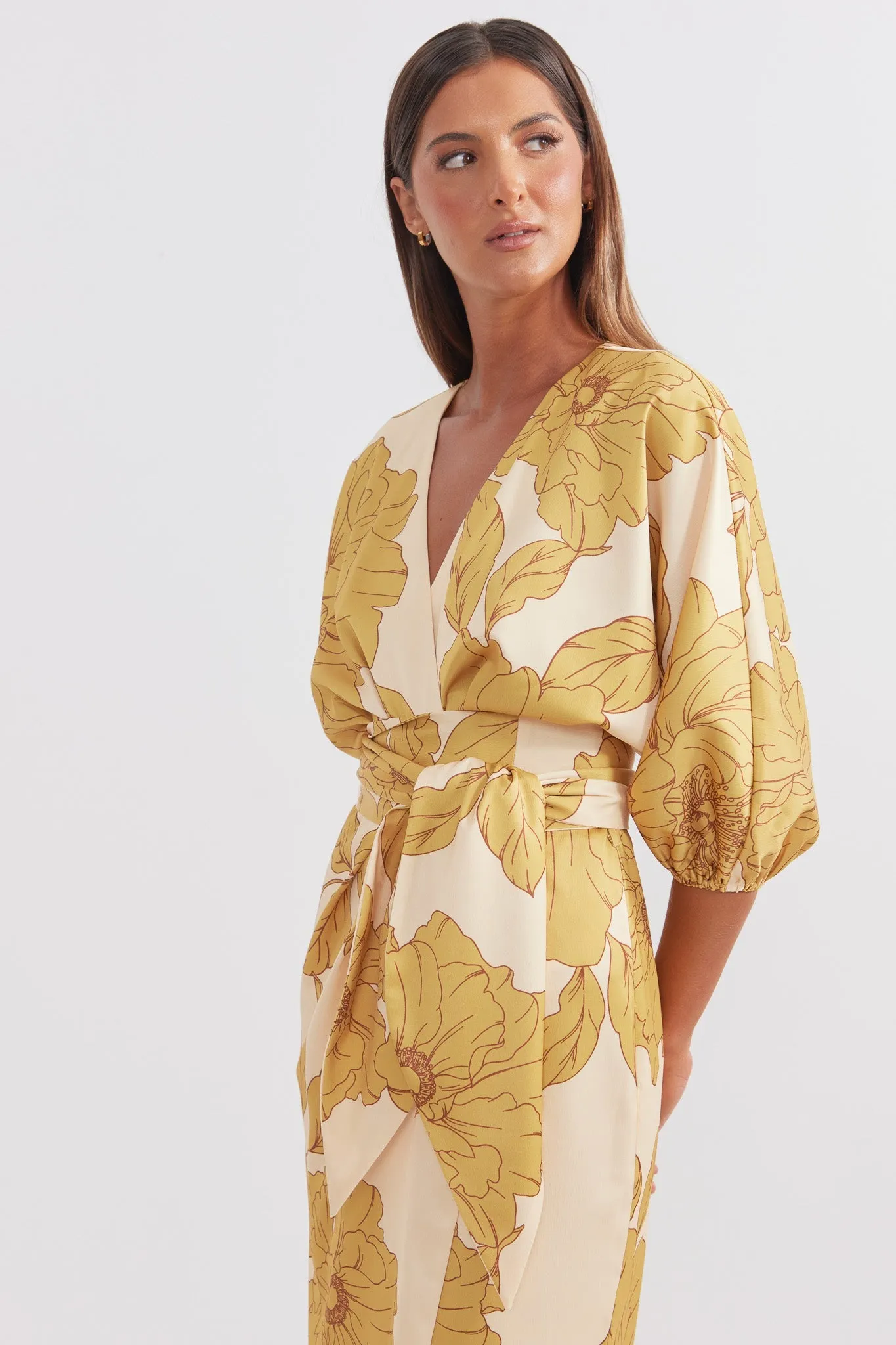 Pasduchas Favourite Wrap Midi - Golden