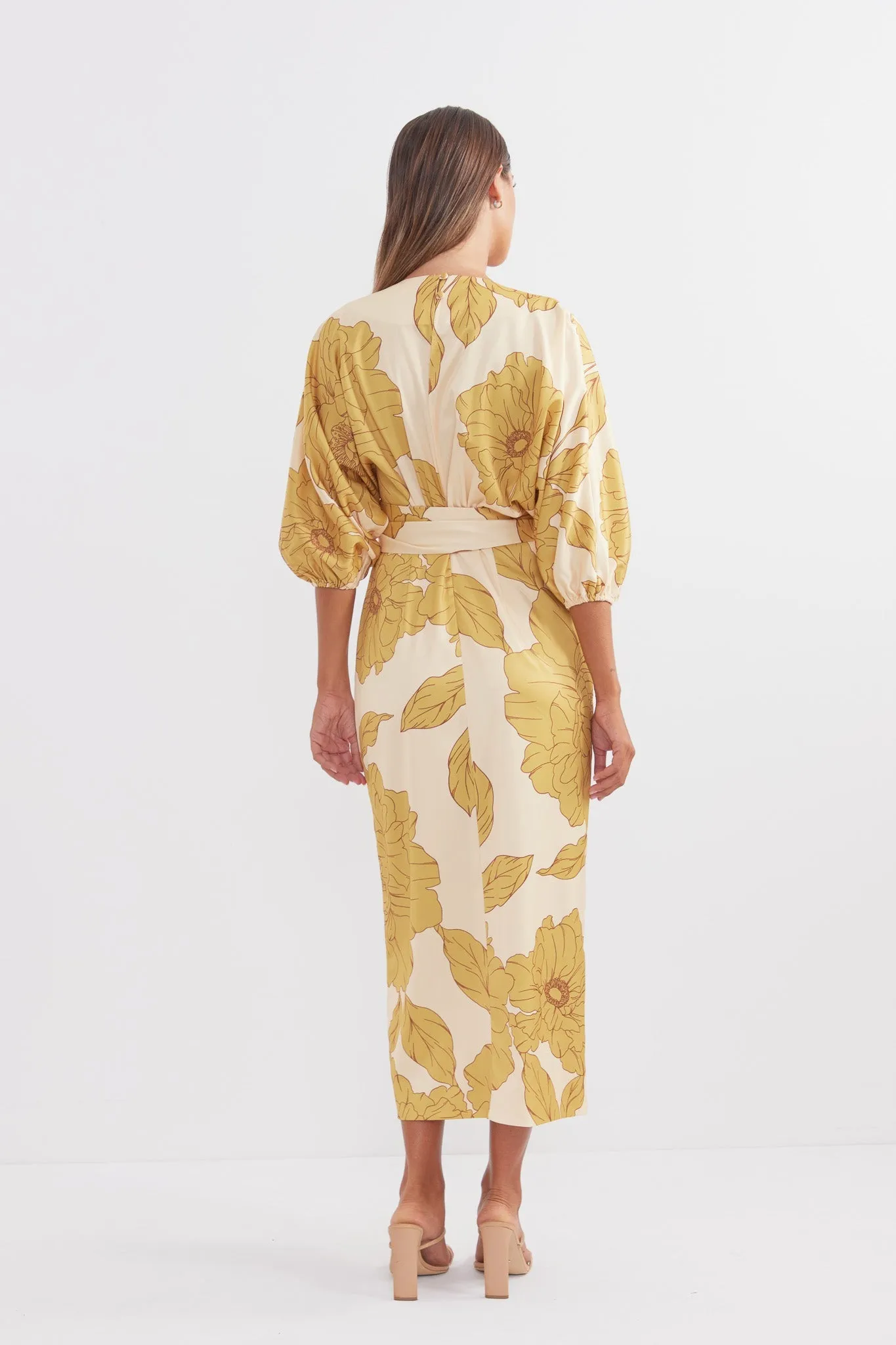 Pasduchas Favourite Wrap Midi - Golden