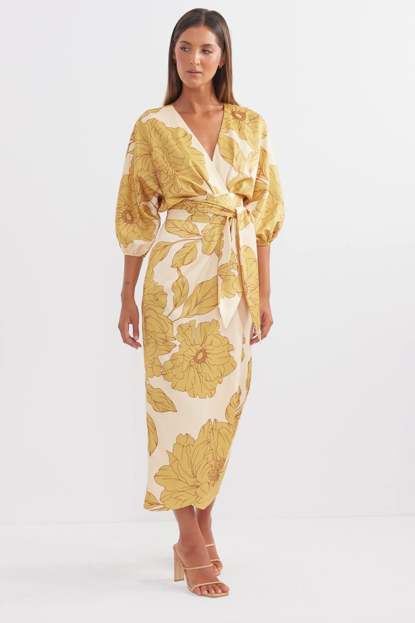 Pasduchas Favourite Wrap Midi - Golden