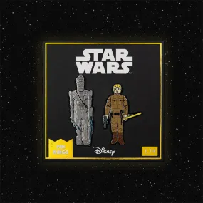 Pin Kings Star Wars Enamel Pin Badge Set 1.14 – IG-88 and Luke Skywalker (Bespin Fatigues)