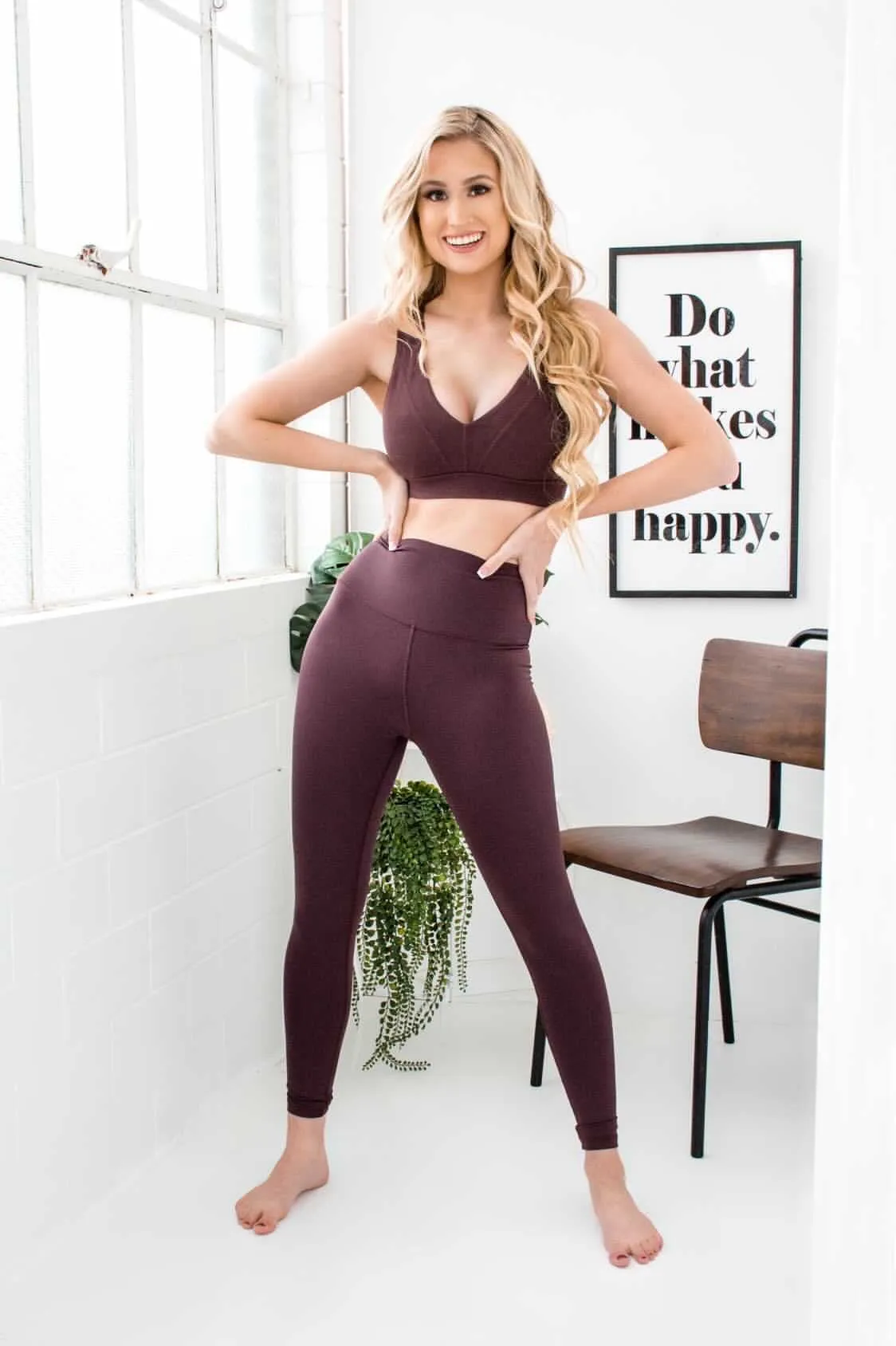 Plum Yoga Bottoms