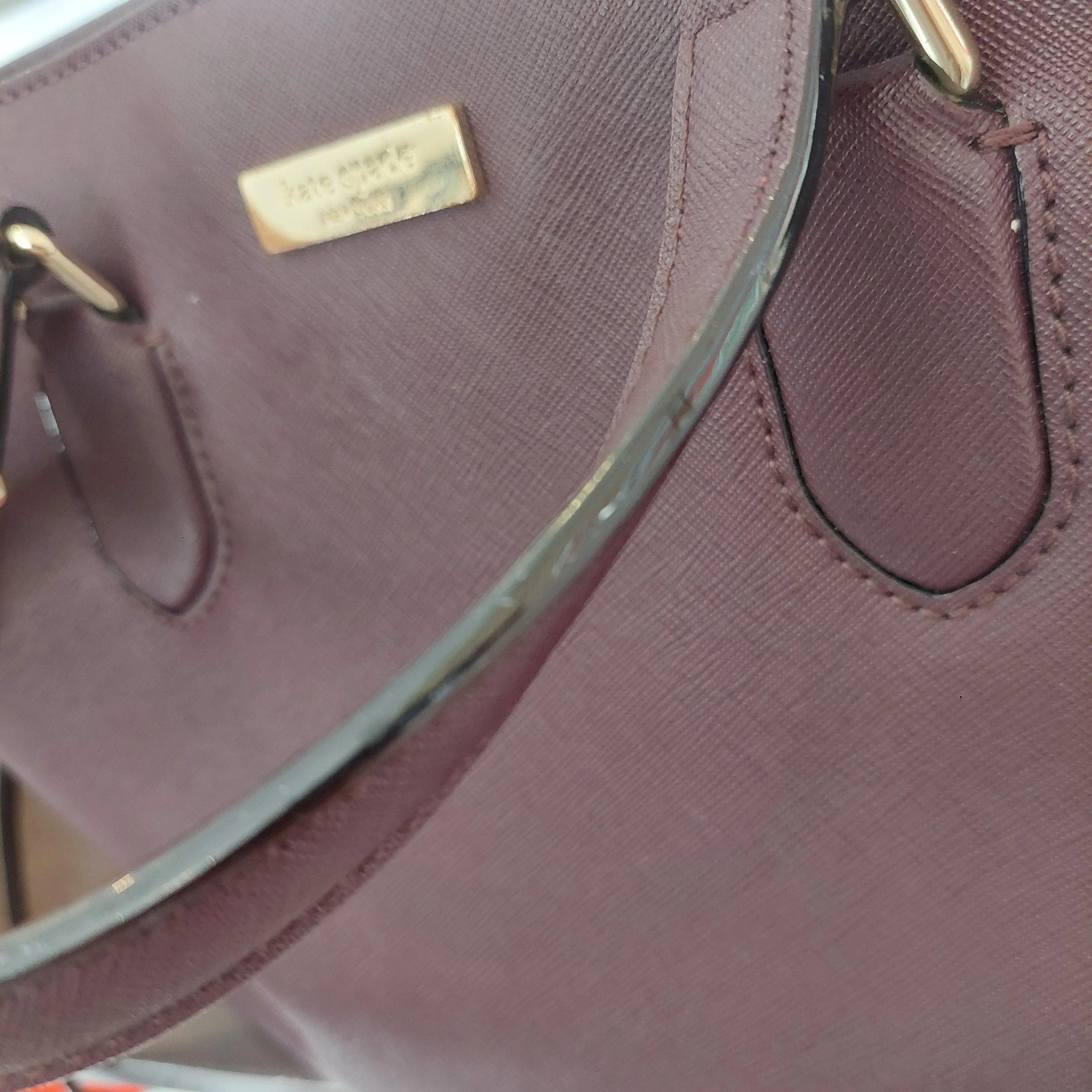 Pre-Loved Treasures - Kate Spade Purple Leather Laurel Way Satchel