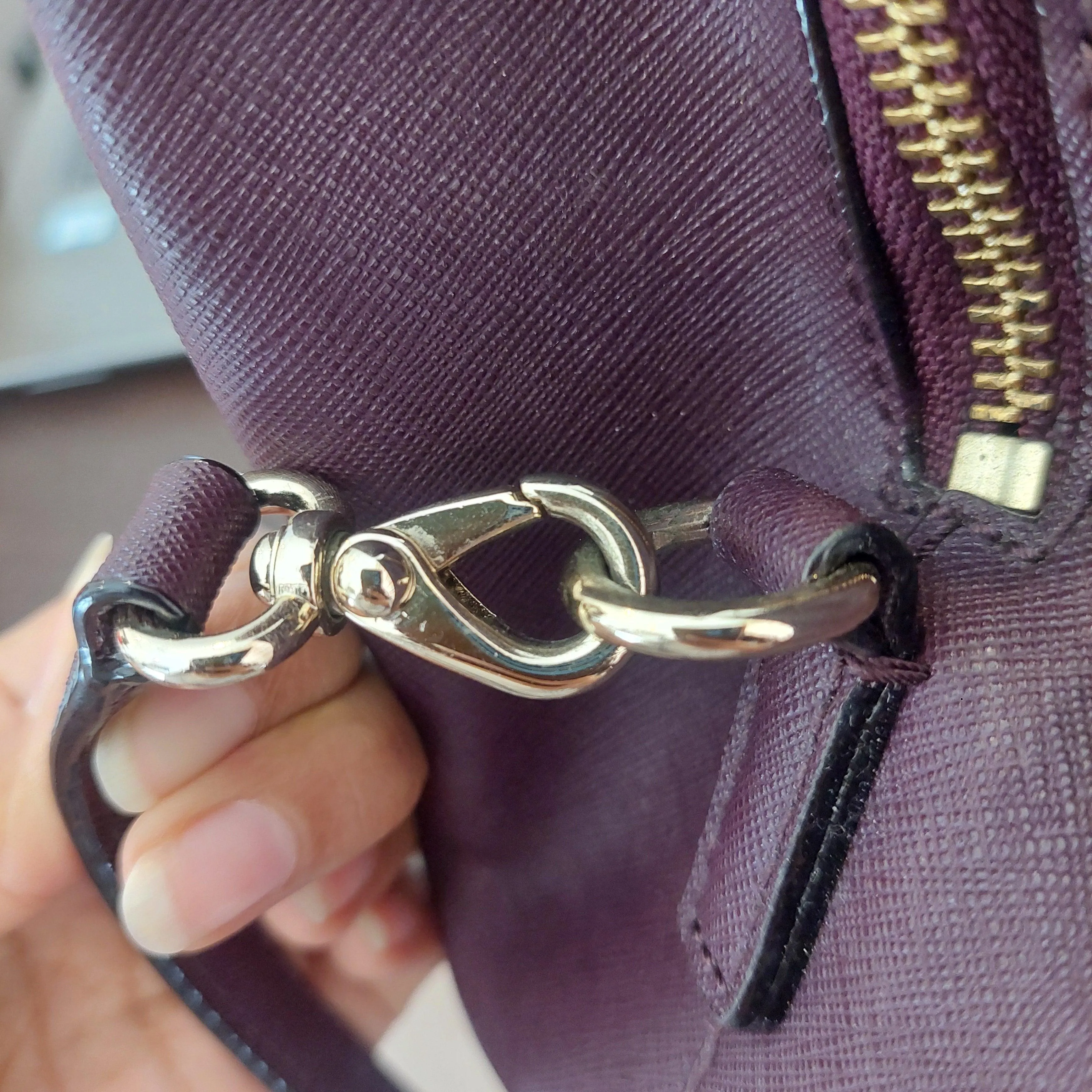 Pre-Loved Treasures - Kate Spade Purple Leather Laurel Way Satchel