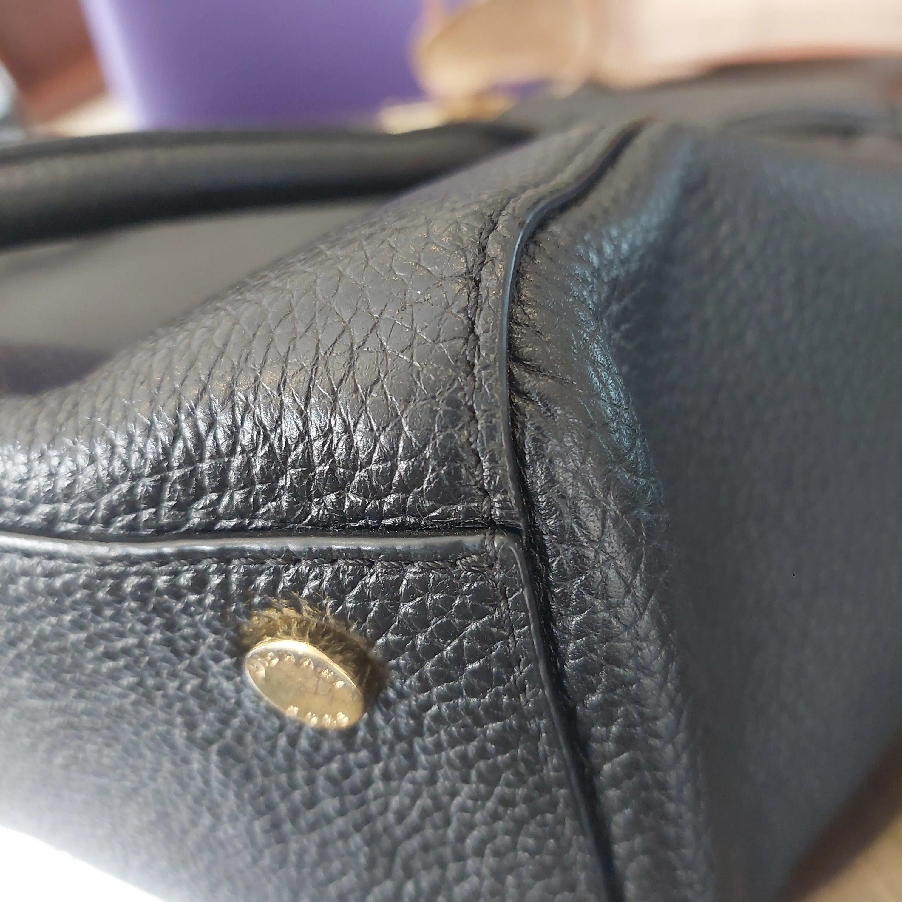 Pre-Loved Treasures - Michael Kors Black Leather 'Astrid' Tote