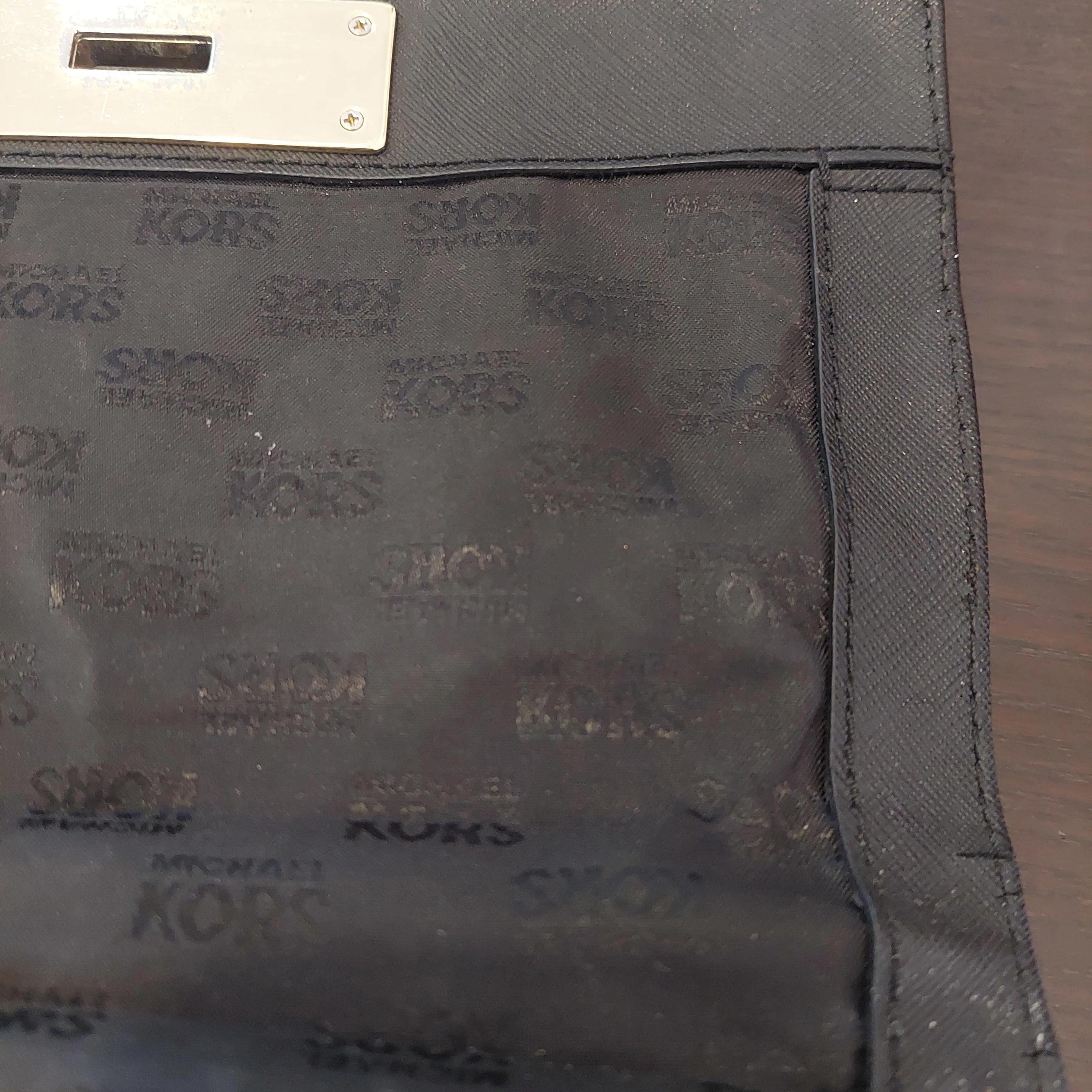 Pre-Loved Treasures - Michael Kors Black Leather 'Callie' Satchel