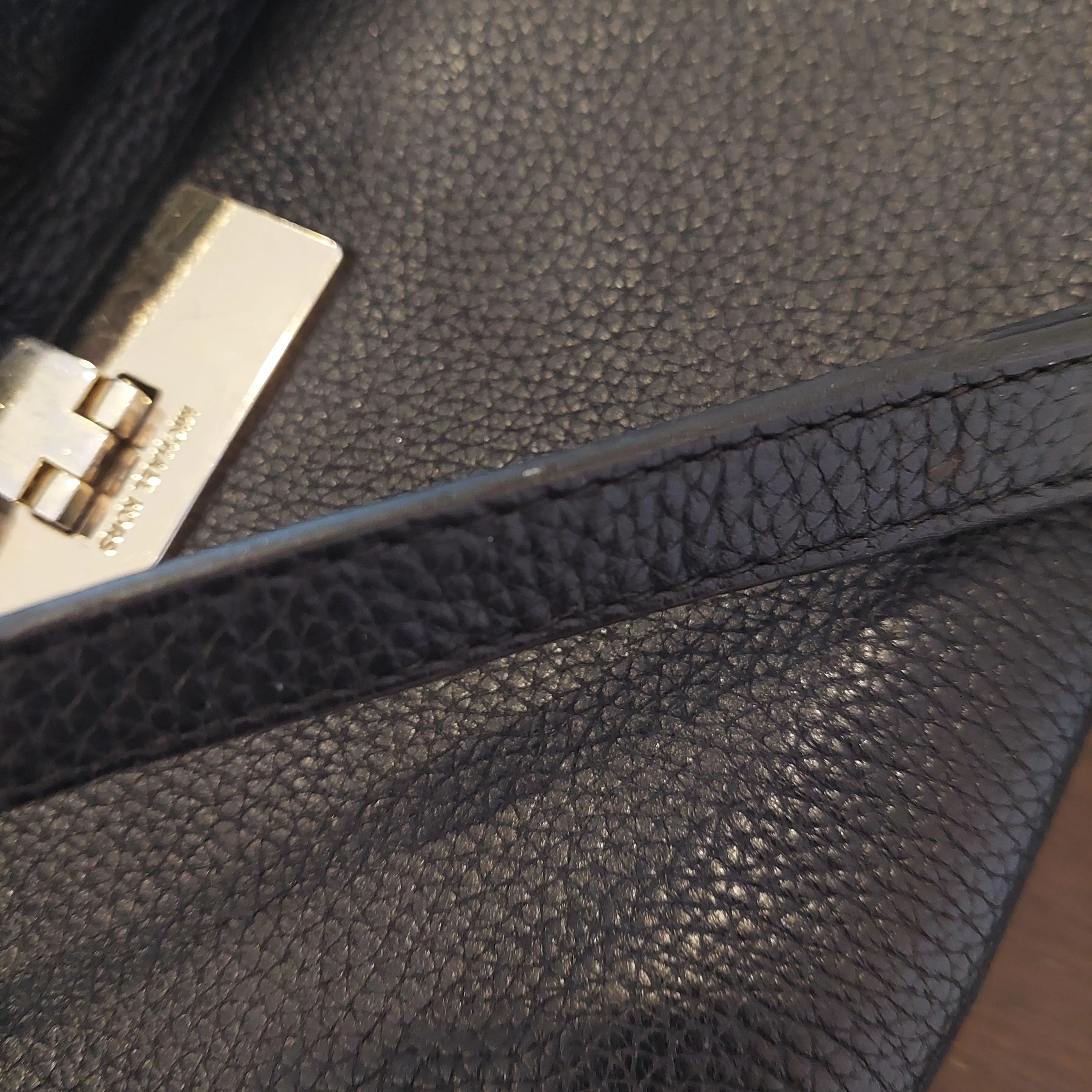 Pre-Loved Treasures - Michael Kors Black Leather 'Callie' Satchel