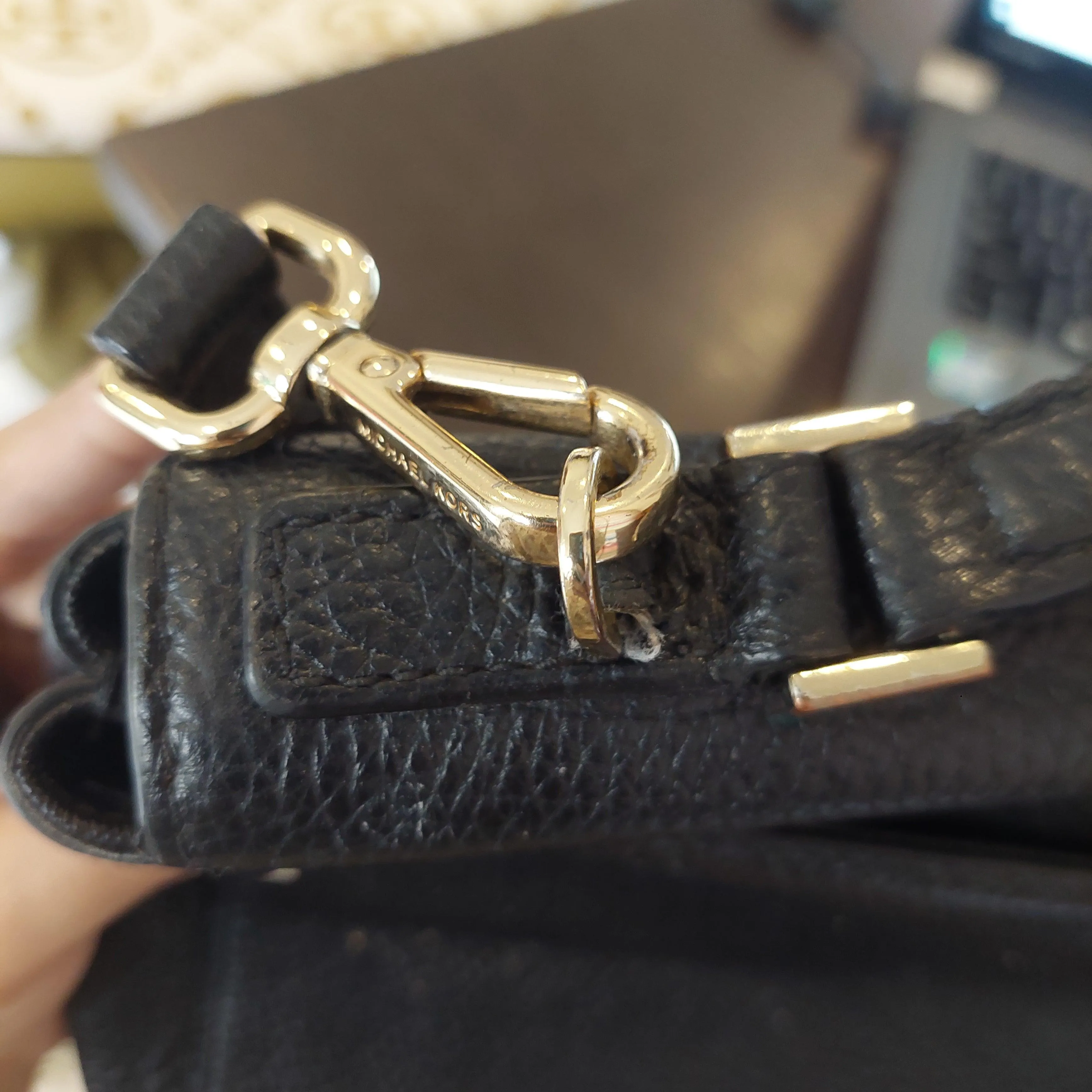 Pre-Loved Treasures - Michael Kors Black Leather 'Callie' Satchel