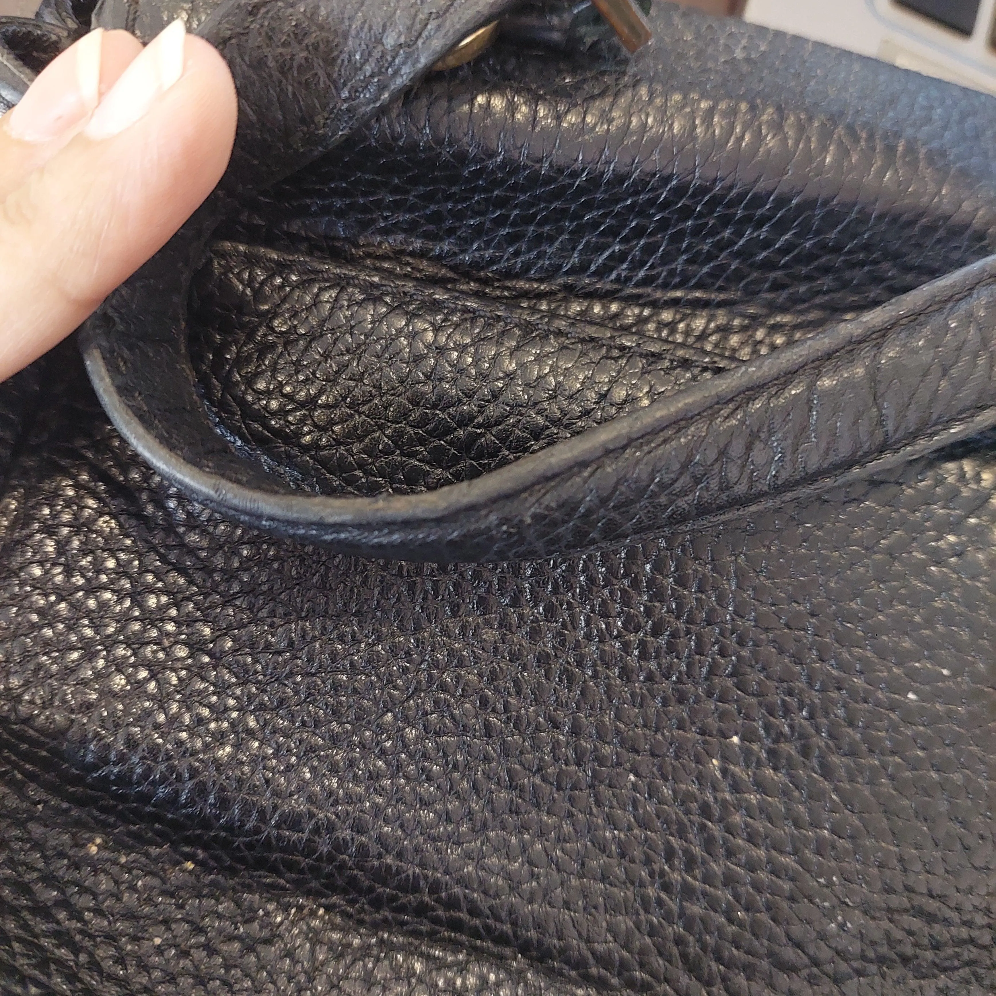 Pre-Loved Treasures - Michael Kors Black Leather 'Callie' Satchel