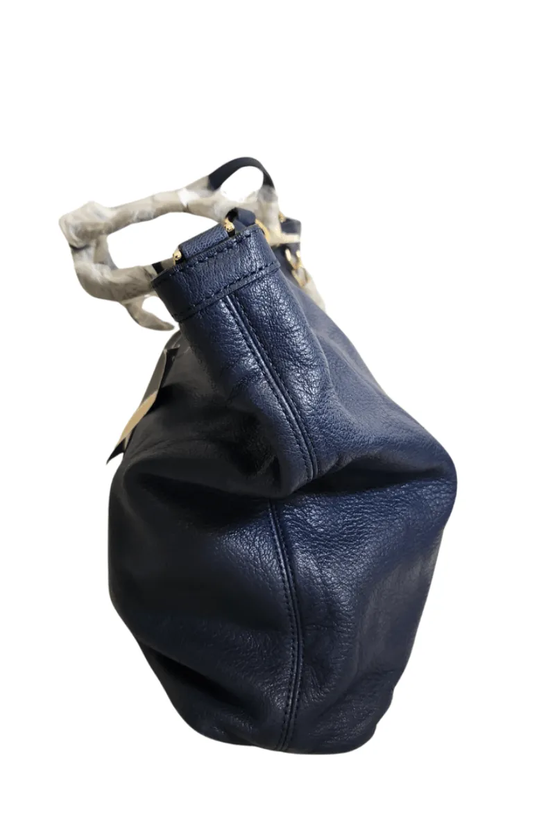 Pre-Loved Treasures - Michael Kors Navy Channing Large Shoulder Tote