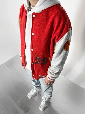 Premium Red College Jacket