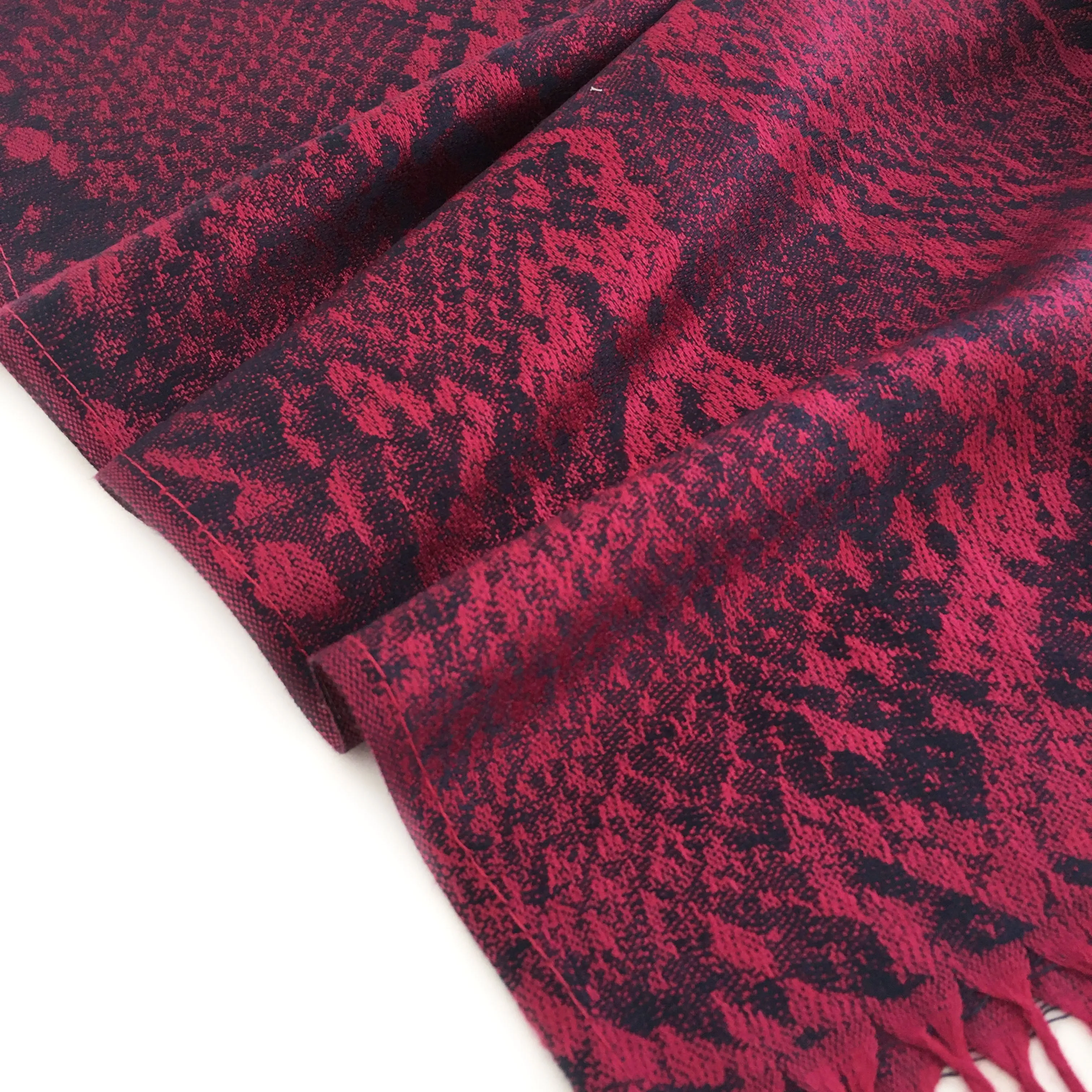 PURPLE BERRY LARGE SNAKESKIN PRINT REVERSIBLE PASHMINA SHAWL SCARF