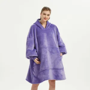 Purple Hoodie Blanket