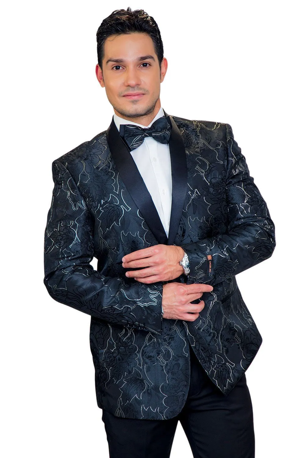 "Havana" Black Tuxedo Jacket