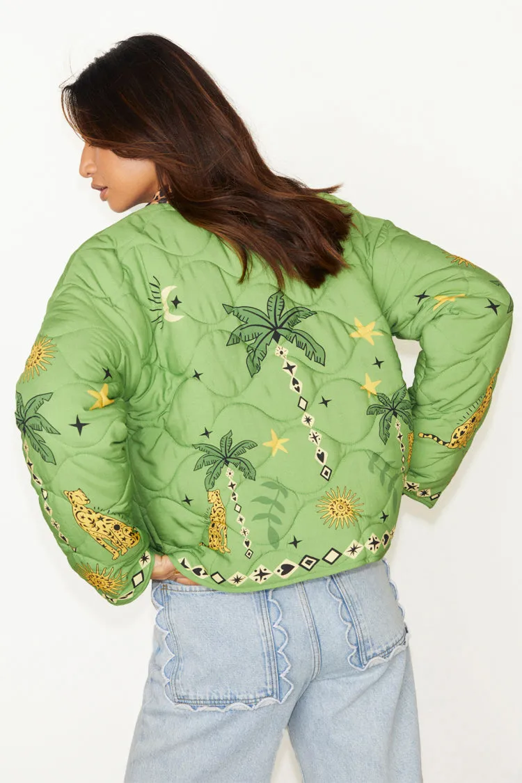 Reversible Wild Jungle Quilted Jacket