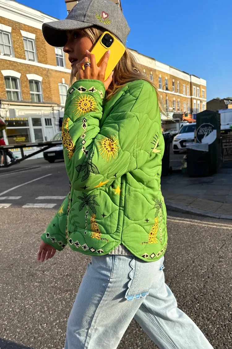 Reversible Wild Jungle Quilted Jacket