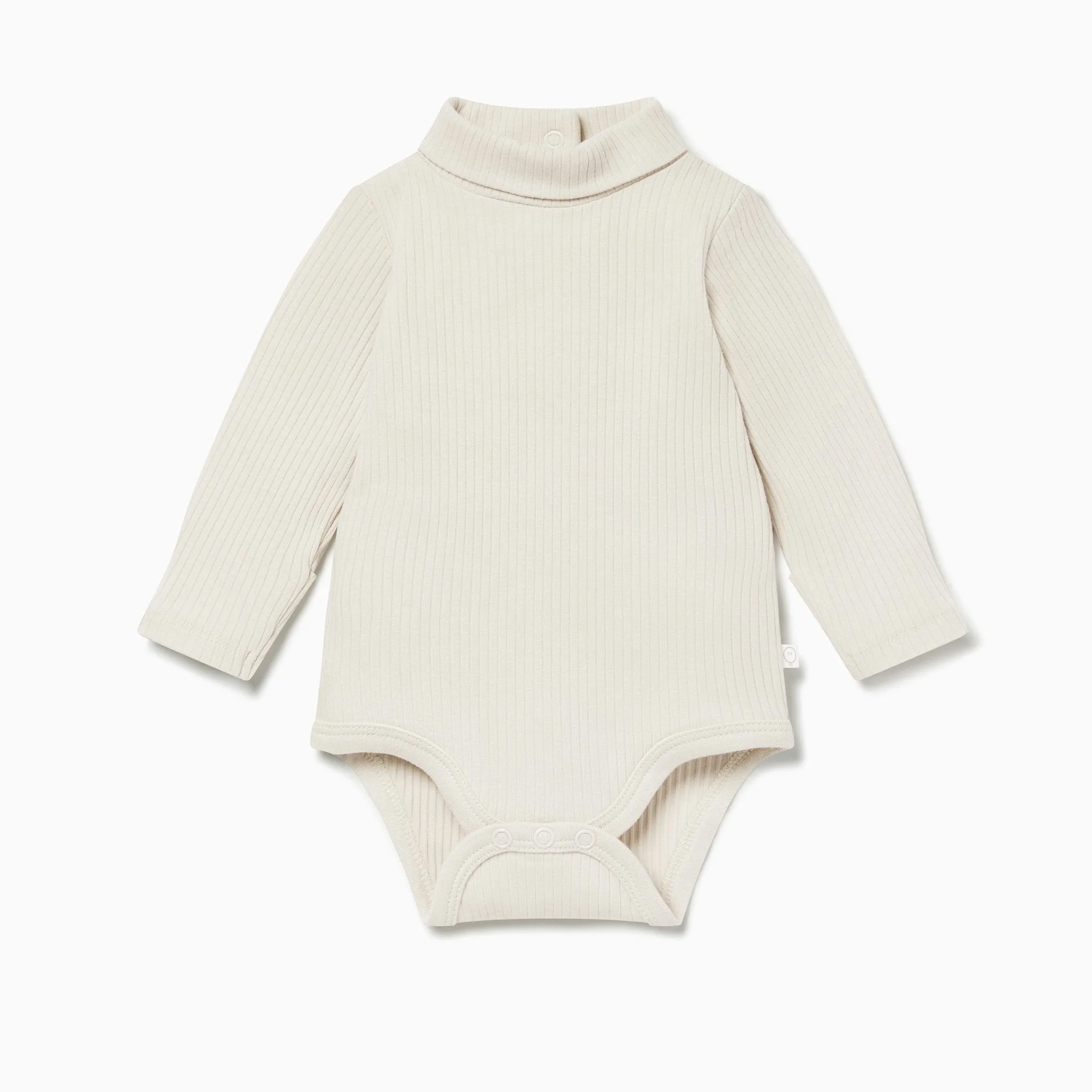 Ribbed Turtleneck Bodysuit