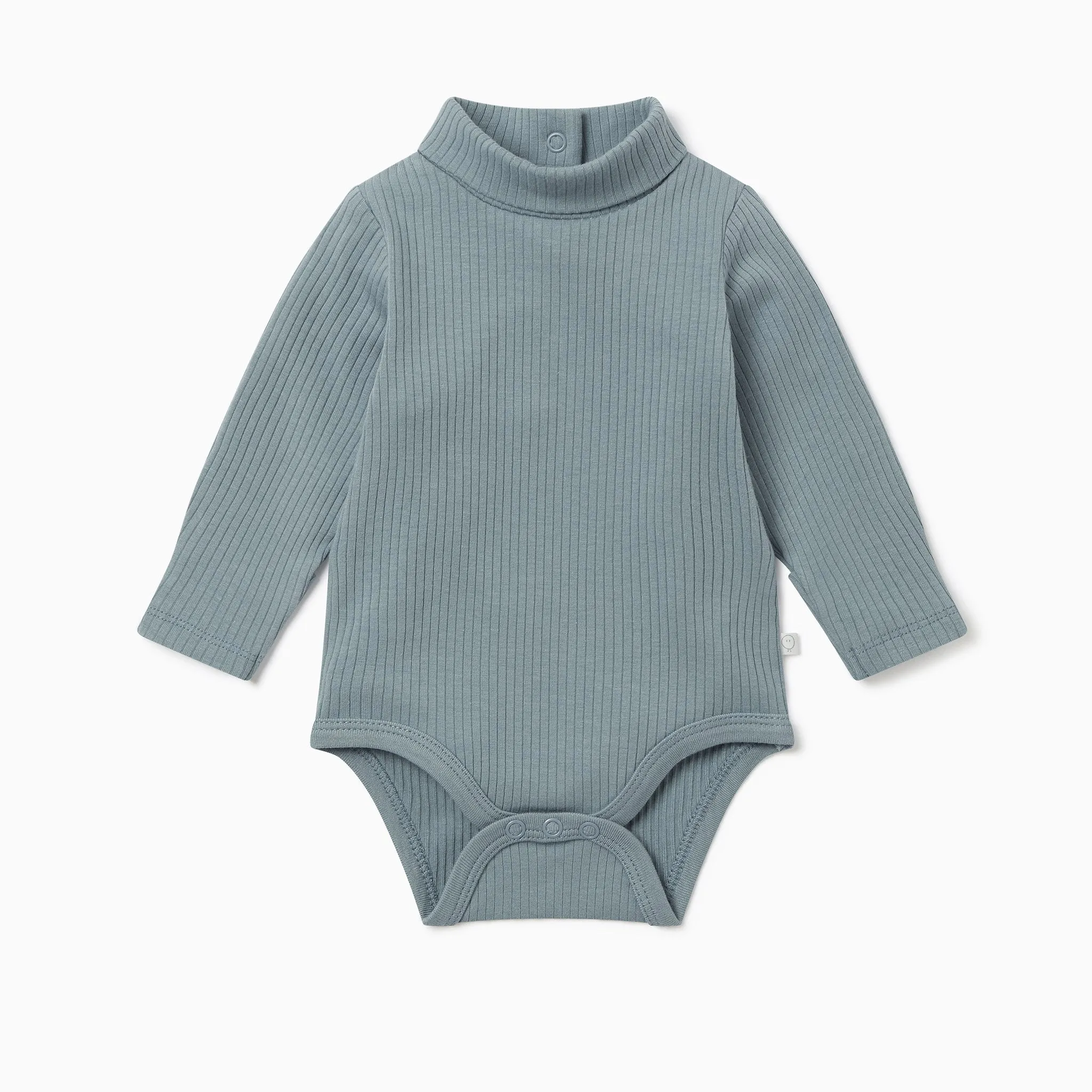 Ribbed Turtleneck Bodysuit