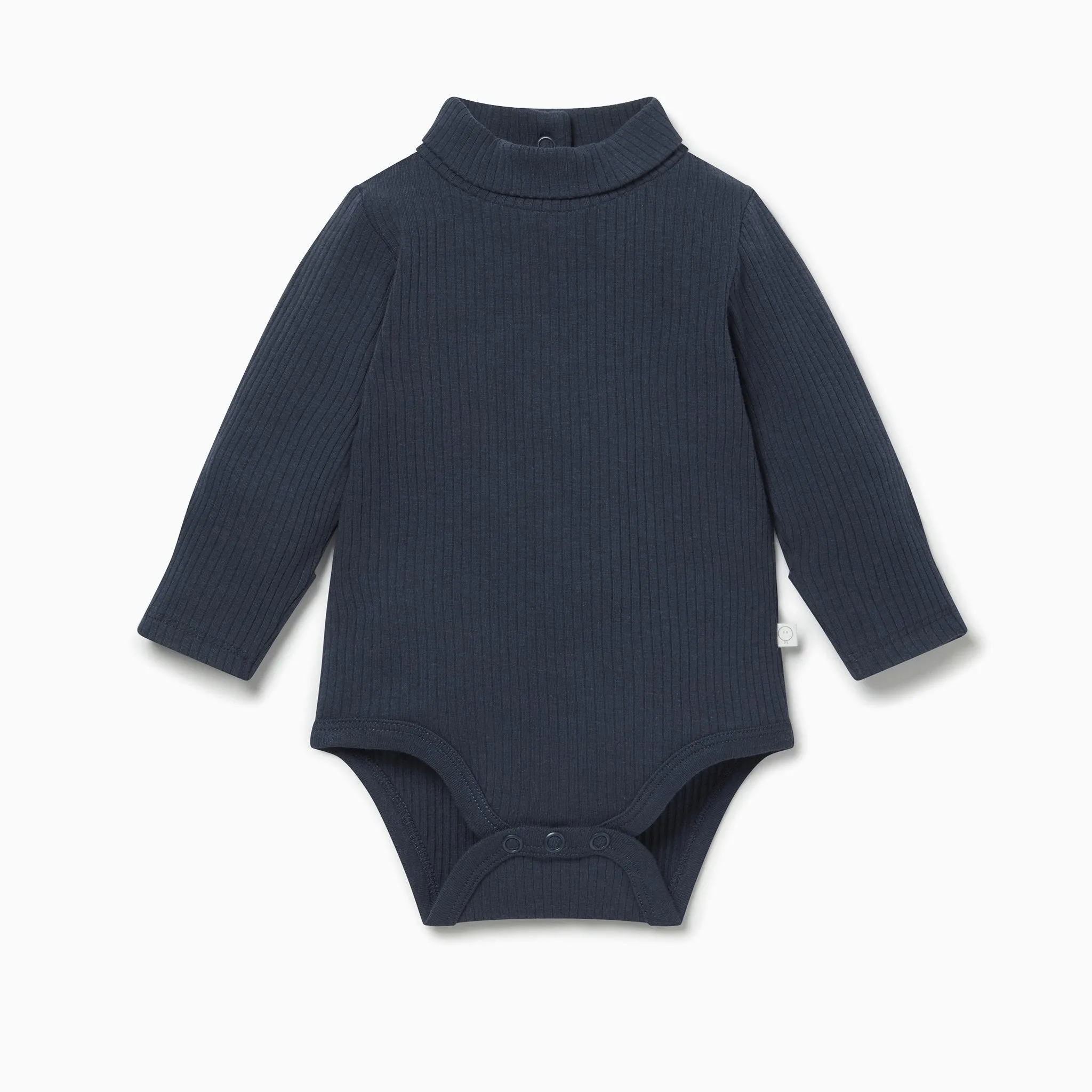 Ribbed Turtleneck Bodysuit