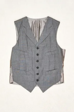 Ring Jacket Grey Wool Waistcoat Bespoke