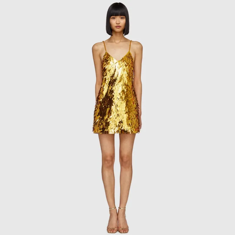 Robyn Sequin Slip Mini Dress