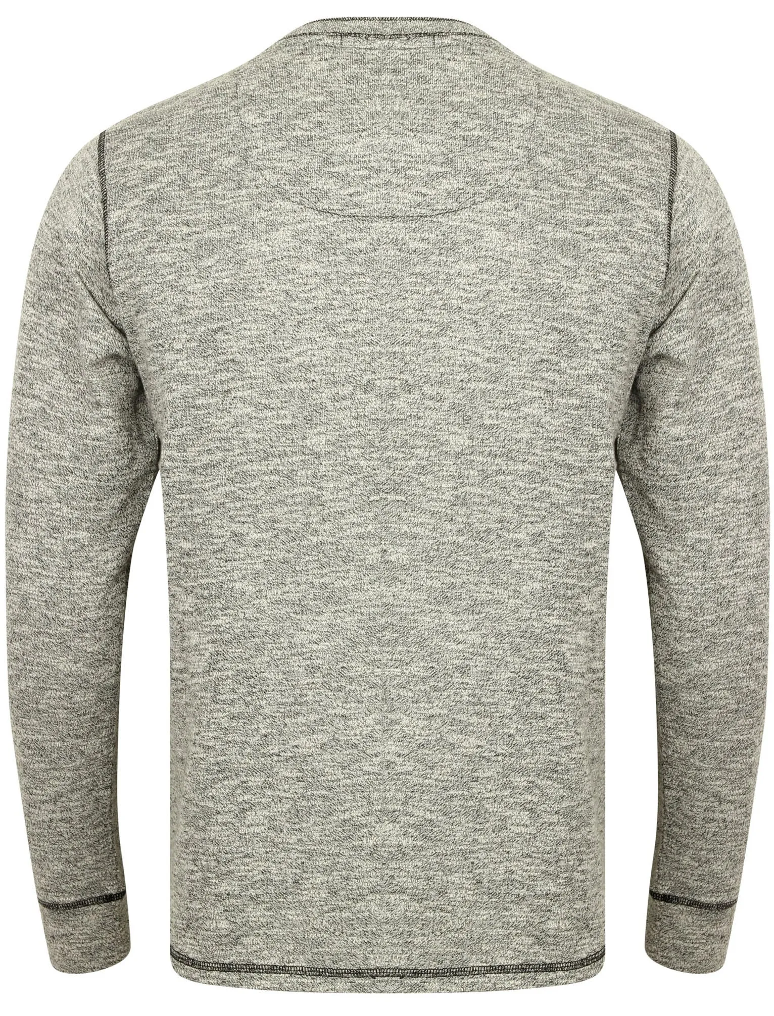 Roosevelt  Long Sleeve Henley Top in Jet Black - Tokyo Laundry