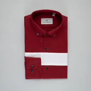 Rose Red Cotton Shirt