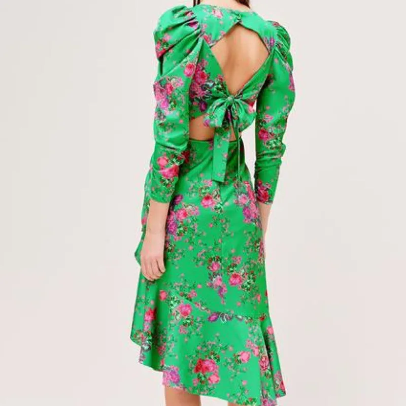 Ross Midi Dress Kelly Green