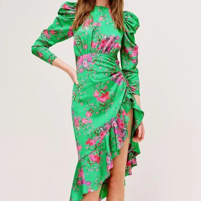 Ross Midi Dress Kelly Green