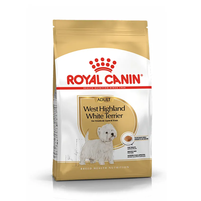 Royal Canin Breed Health Nutrition Adult West Highland White Terrier Dry Dog Food 3kg