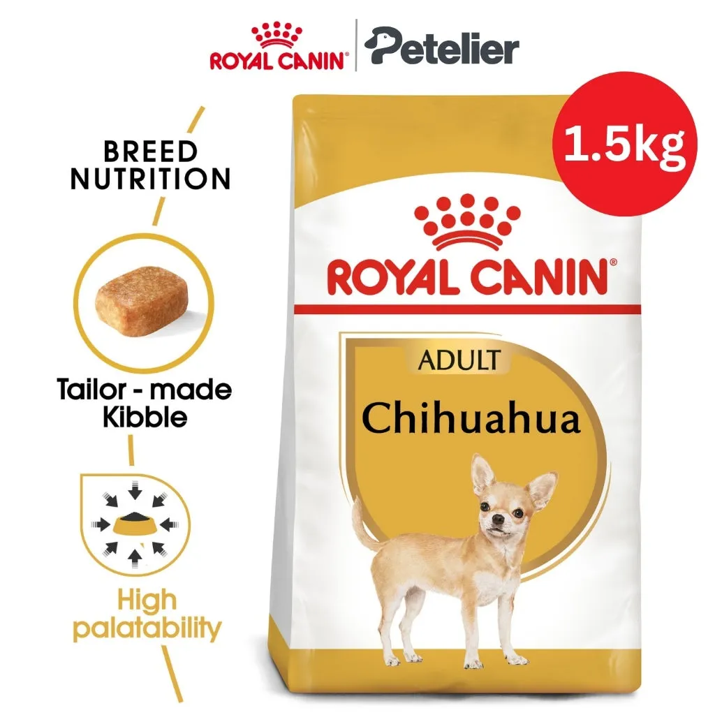 Royal Canin Chihuahua Adult 1.5kg Dry Dog Food - Breed Health Nutrition