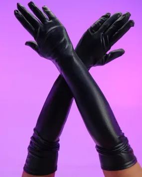 Satin Elbow-Length Gloves