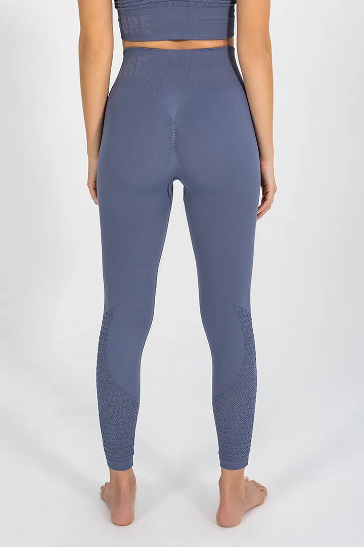 SERENITY SEAMLESS LEGGING - FLINT BLUE