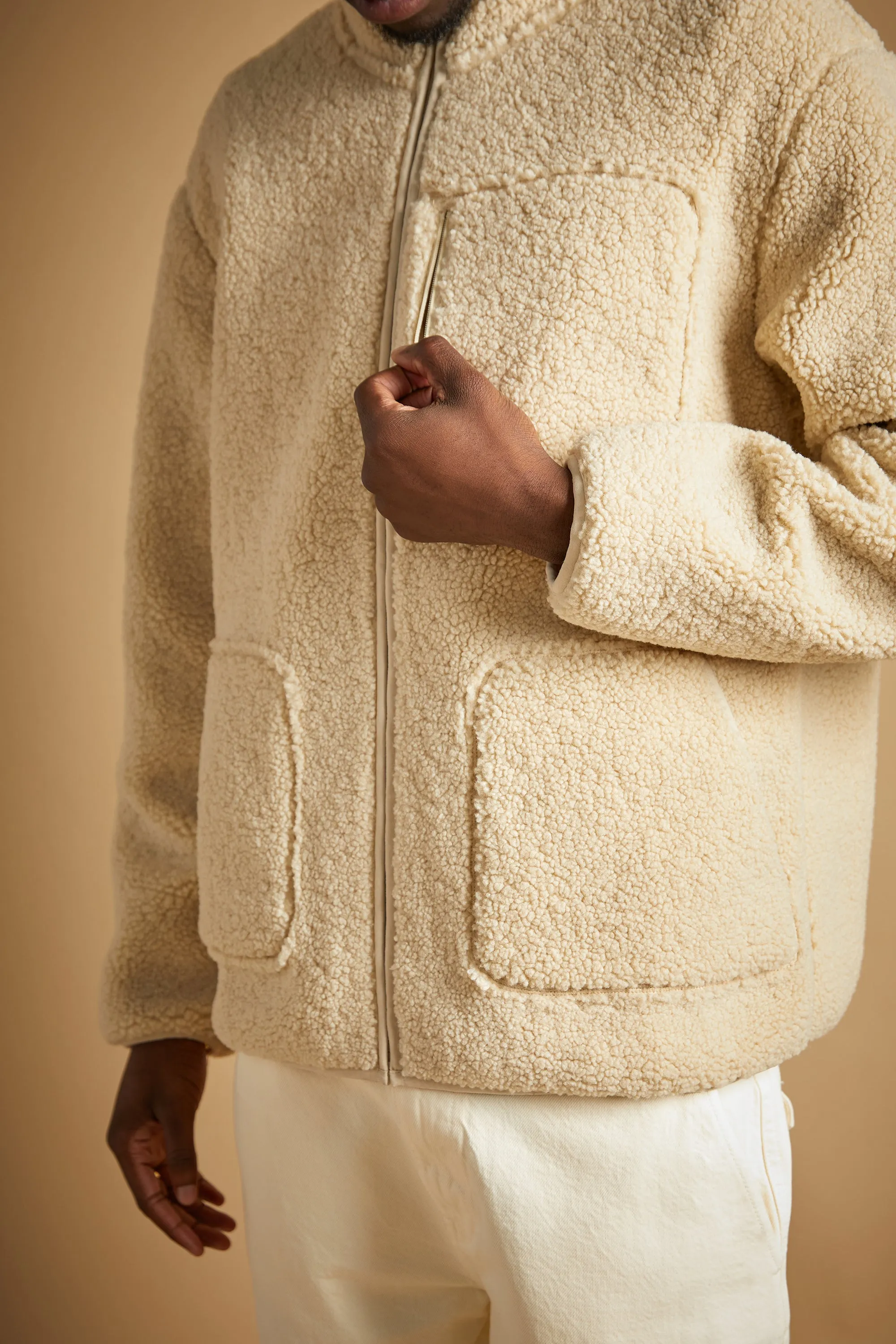 SHERPA ZIP UP JACKET