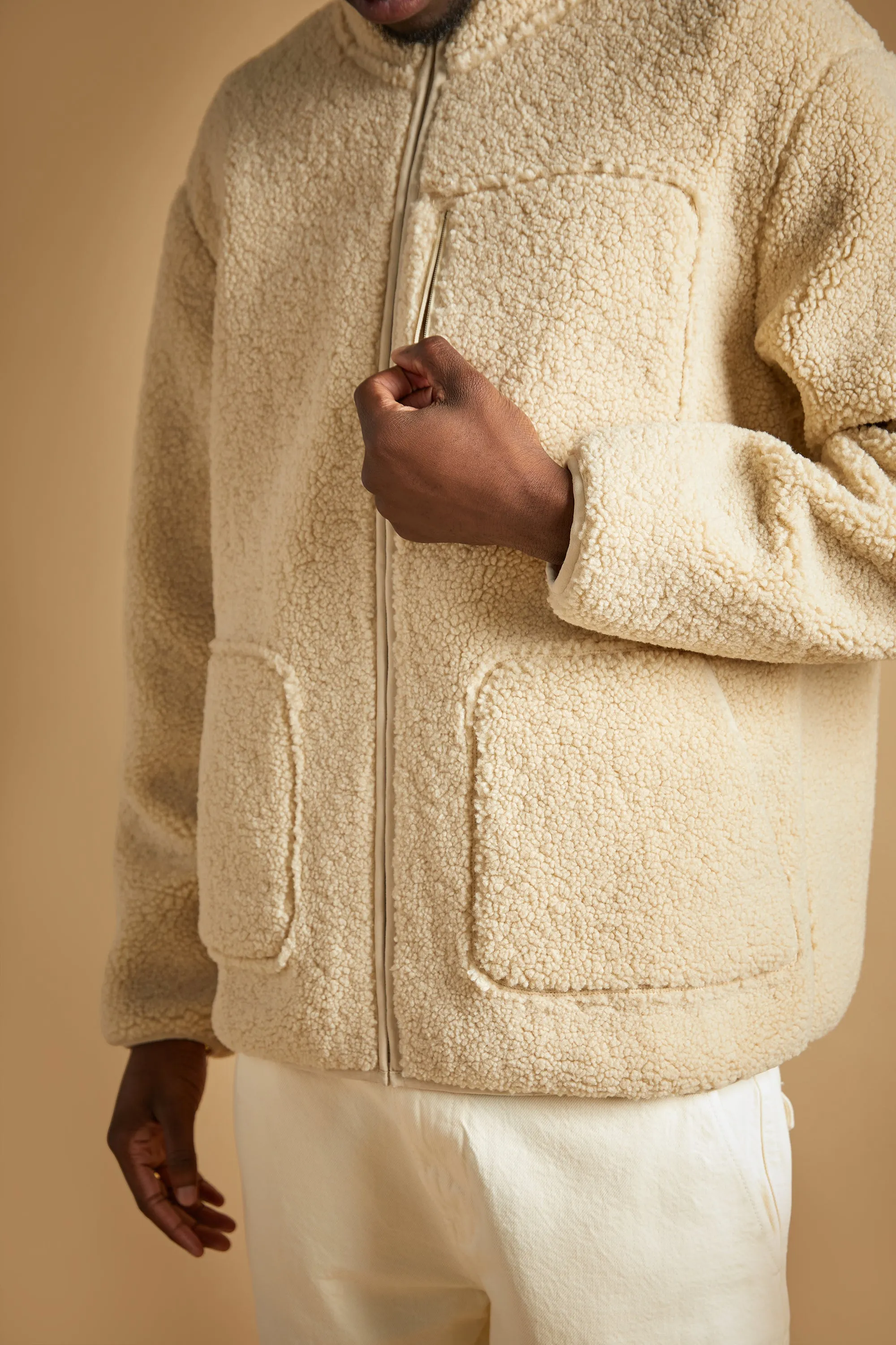 SHERPA ZIP UP JACKET