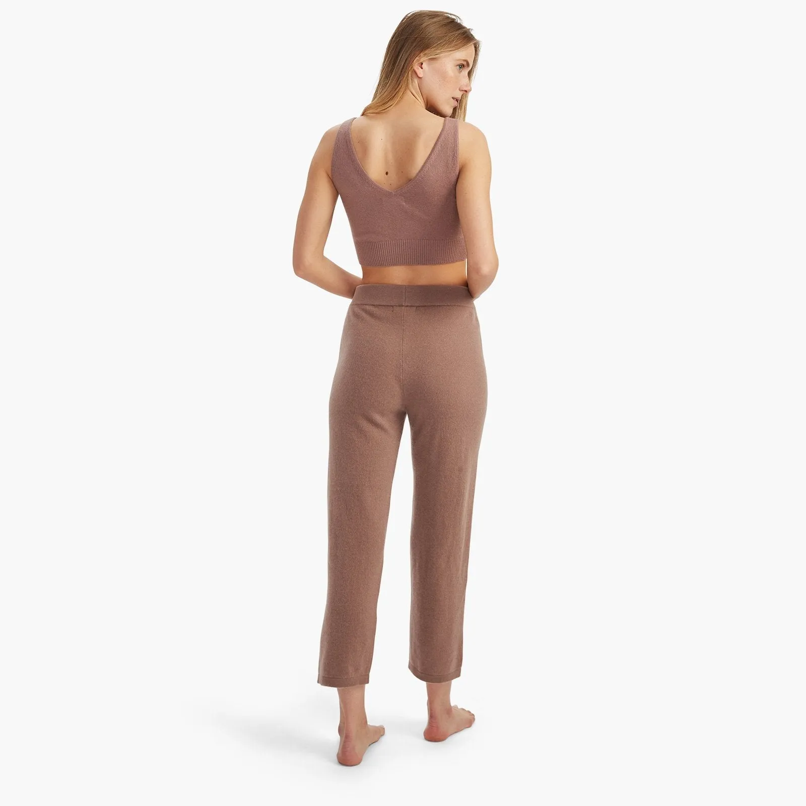 Signature Cashmere Cropped Pant