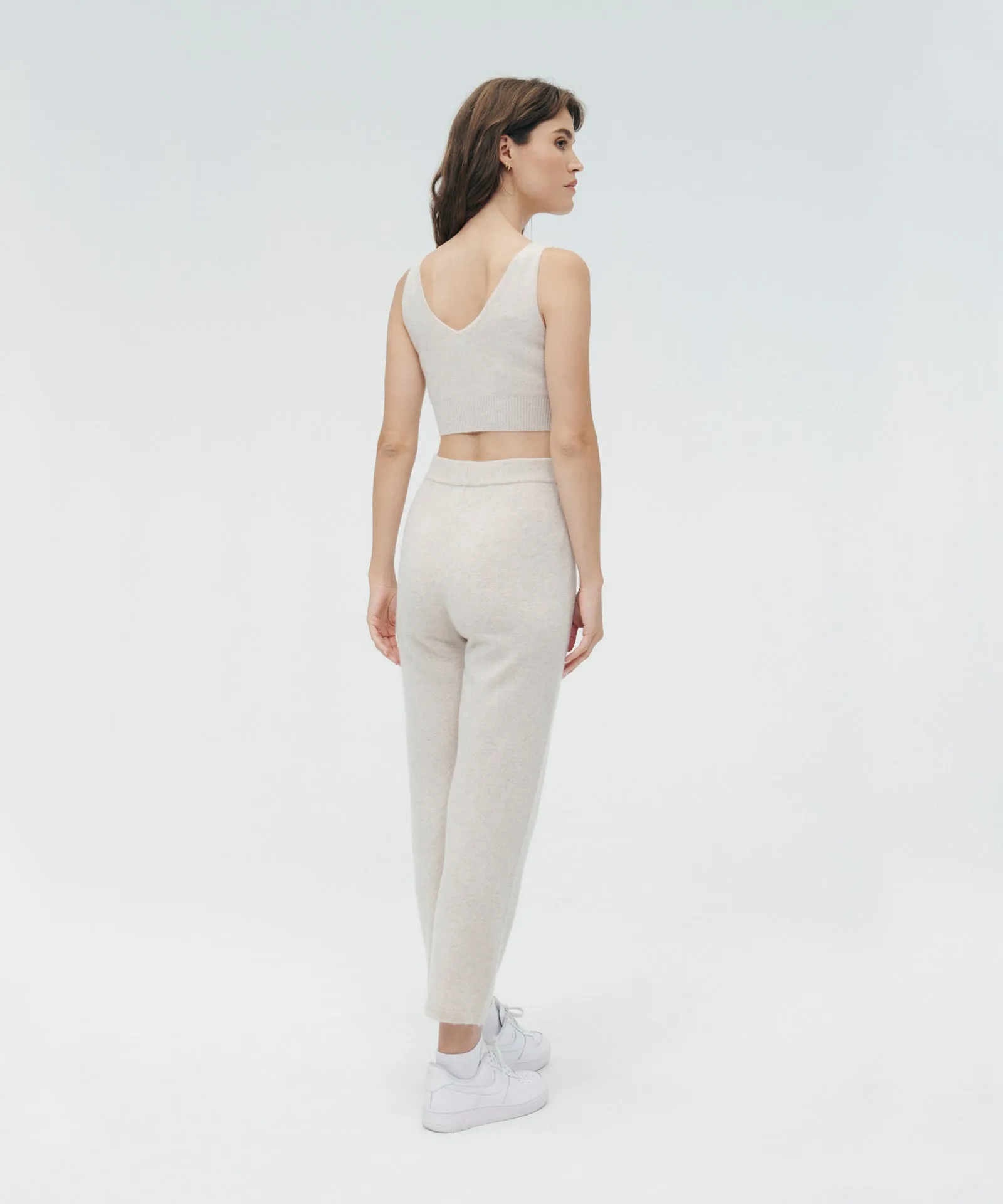 Signature Cashmere Cropped Pant