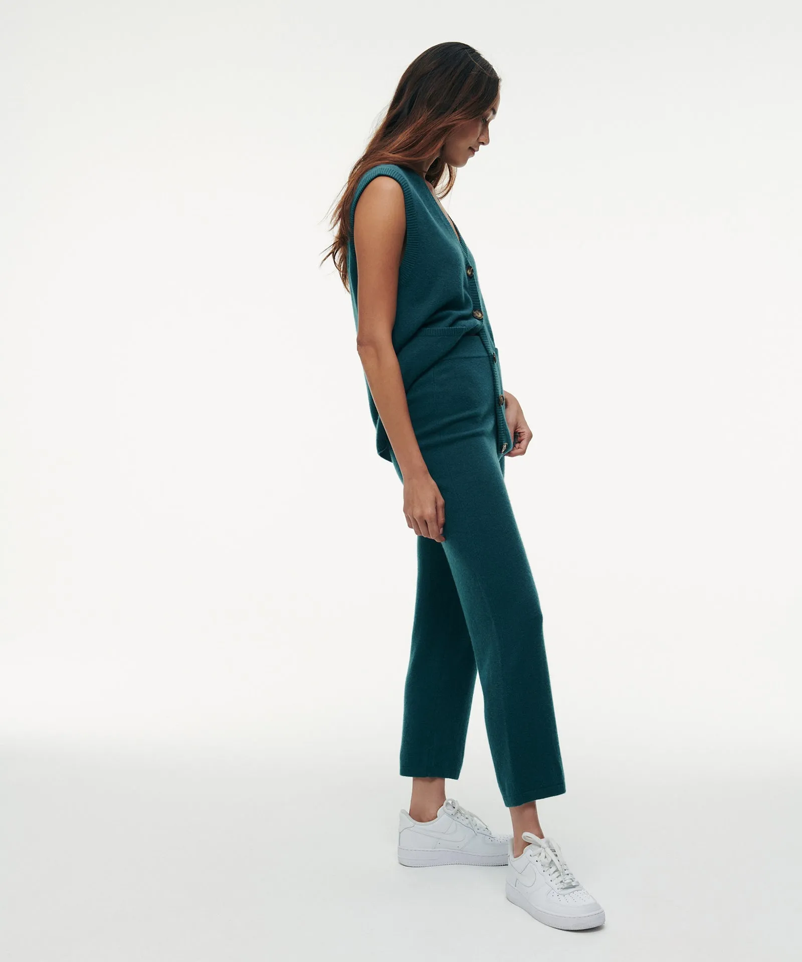 Signature Cashmere Cropped Pant