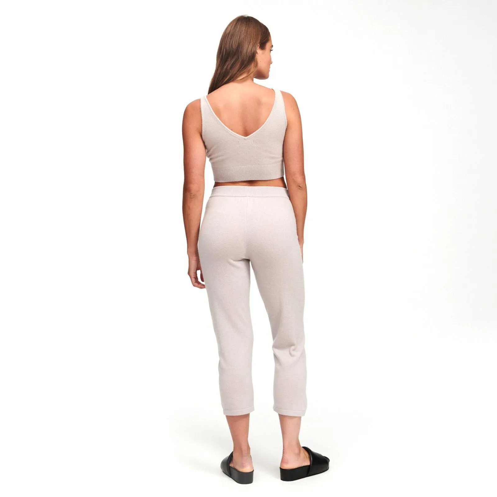 Signature Cashmere Cropped Pant